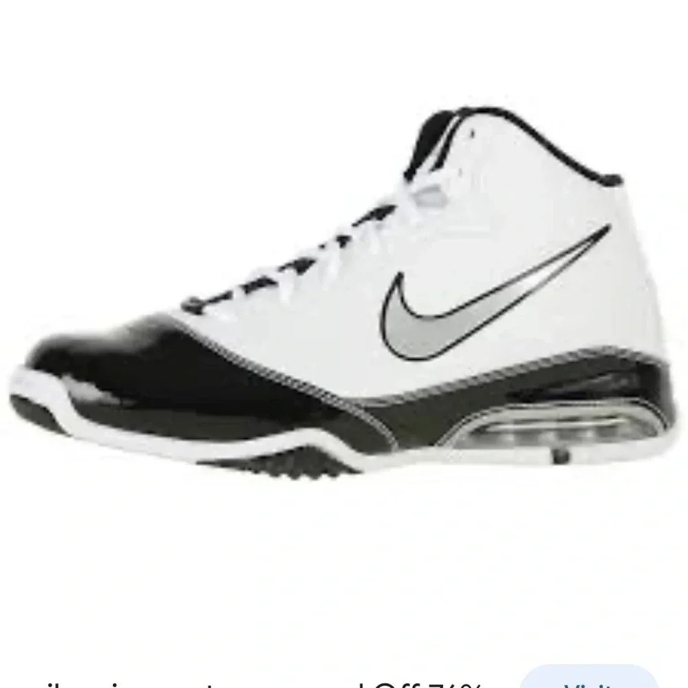 Nike air max turnaround high top sneakers size 10 white